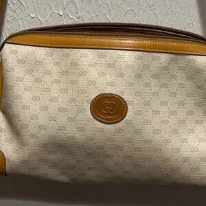 GUCCI Micro GG Crossbody Bag Beige Tan